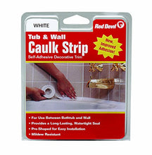 Load image into Gallery viewer, Red Devil 0151 (Wide) 1-5/8 in. x 11 ft. Tub &amp; Wall Caulk Strip, 1-5/8" x 11', White
