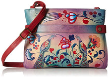 Load image into Gallery viewer, Anna by Anuschka Hand Painted Leather Women&#39;s Medium Crossbody, Turkish Pottery
