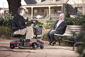 Drive Medical SFSCOUT4-EXT Scout Compact Travel Power Scooter, 4 Wheel, Extended Battery