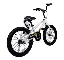 Load image into Gallery viewer, RoyalBaby Kids Bike Boys Girls Freestyle BMX Bicycle With Kickstand Gifts for Children Bikes 18 Inch White
