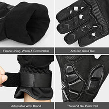 Load image into Gallery viewer, INBIKE Cycling Winter Gloves,for Men Windproof Reflective Thermal Gel Pads Touch Screen MTB Mountain Bike Black Large
