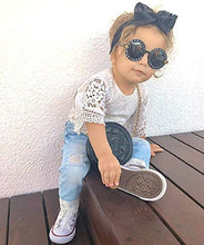 Load image into Gallery viewer, Baby Girl Clothes Outfits Toddler Infant Baby Romper Top+Jeans Clothing Set
