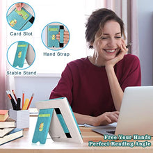 Load image into Gallery viewer, DMLuna Kindle Paperwhite Case, Fits 11th Generation 2021, 6.8”, Hands Free Stand Smart Protective Durable Premium PU Leather Cover with Auto Sleep Wake, Hand Strap, Card Slot, Sky Blue

