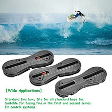 Load image into Gallery viewer, Surfboard Fusion FCS,3 Pack Fin Box,Pvc Fin Box Surfboard Fins Surfing Plugs Set Surf Accessories Kit with 6 Screws And 1 Key
