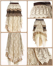 Load image into Gallery viewer, Steampunk Victorian Gothic Sexy Prom Dresses Homecoming Dresses Wedding Dresses Beige

