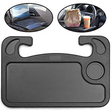 Load image into Gallery viewer, lebogner Auto Steering Wheel Desk, Laptop, Tablet, iPad Or Notebook Car Travel Table, Food Eating Hook On Steering Wheel Tray, for Constant Travelers, Fits Most Vehicles Steering Wheels
