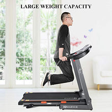 Load image into Gallery viewer, MARNUR Treadmill Electric Folding Treadmills for Home with Incline Portable Motorized Running Machine Heavy Duty Exercise Machine with 15 Preset Programs with Pad/Phone &amp; Cup Holder
