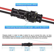 Load image into Gallery viewer, JRready 12Packs 2 pin Connectors, Car Waterproof Electrical Connectors 16AWG (26/0.254) Tinned Copper Wire with Extraction Tool DRK-785084 for Car,Car Light,Auto Speaker, LED Xmas Lights (ST9017)
