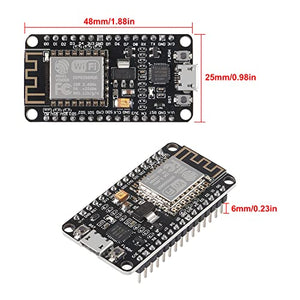 DORHEA 5PCS ESP8266 ESP-12F Development Board Internet NodeMCU WiFi Serial Wireless Module NodeMCU-12F CP2102 Based on ESP8266 WiFi Module for Ardu-ino IDE/Micropython