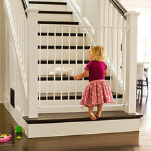 Load image into Gallery viewer, Munchkin Extending XL Tall and Wide Baby Gate,  Hardware Mounted Safety Gate for Stairs, Hallways and Doors, Extends 33&quot; - 56&quot; Wide, Metal, White
