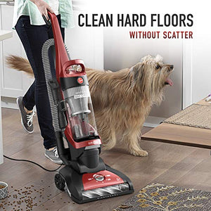 Hoover Windtunnel Max Capacity Upright Vacuum Cleaner with HEPA Media Filtration, UH71100, Red