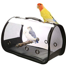 Load image into Gallery viewer, Blue Mars Bird Carrier, Bird Travel Cage Portable&amp;Breathable&amp;Lightweight Pets Birds Travel Cage (Samll)
