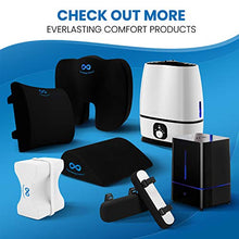 Load image into Gallery viewer, Everlasting Comfort Car and Truck Seat Cushion - Memory Foam Wedge Chair Driving Pillow (Black)
