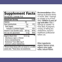 Load image into Gallery viewer, Nature&#39;s Way Organic Sambucus Lozenge, Elderberry and Zinc, 24 count pouch (Packaging May Vary)
