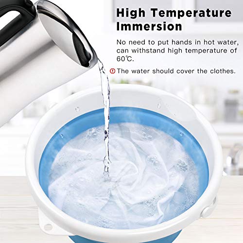 Load image into Gallery viewer, Portable Washing Machine, Mini Ultrasonic Turbine Washer with Bucket & USB Plug, Foldable Washer Machine for Apartments Dorm Business Trip RV Camping, 10W