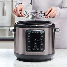 Load image into Gallery viewer, Crock-Pot 8-Quart Multi-Use XL Express Crock Programmable Slow Cooker and Pressure Cooker with Manual Pressure, Boil &amp; Simmer, Black Stainless
