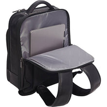 Load image into Gallery viewer, Kenneth Cole Reaction Manhattan Commuter Slim Backpack 16" Laptop Computer &amp; Tablet Travel, Business, Work, School Bookbag, Black, Colombian Leather
