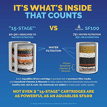 Load image into Gallery viewer, AquaBliss Revitalizing Shower Filter w/ 1 Replaceable Multi-Stage Filter Cartridge Inside - Plus 3 Extra SFC100 Filter Cartridges (Exclusive Bundle)
