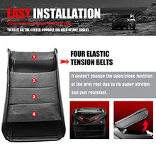 Load image into Gallery viewer, Mabett Center Console Cover for Ford Bronco Accessories 2021 2022 2/4-door,Prevent Dog Scratches Center Console Pad Waterproof Armrest Cover,Armrest Seat Box Cover Protector(Black)

