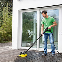 Load image into Gallery viewer, Karcher T300 11&quot; Pressure Washer Surface Cleaner Attachment for Karcher Electric Pressure Washers K2-K5 – 32&quot; Extension Wand Included

