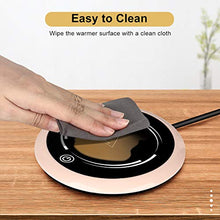 Load image into Gallery viewer, Symani Coffee Mug Warmer - Smart Wax Candle Warmer with Auto Shut Off for Home Office Desk Use, Electric Hot Plate with Touch Control,Mugs Warmer with Light for Beverage Cocoa Tea Water Milk
