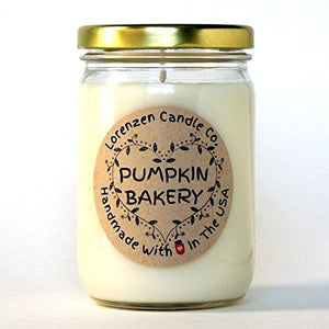 Pumpkin Bakery Soy Candle, 12oz | Handmade in the USA with 100% Soy Wax