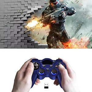 USB 2.4G wireless controller, gaming controller gamepad for Playstation 3 / laptop computer (Windows XP / 7 / 8 / 10) & PC & Android & steam