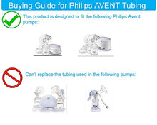 Load image into Gallery viewer, Replacement Tubing for Philips Avent Comfort Breastpump, Replaces Avent tubing or Philips tubing; Retail Pack, 2 Tubes/Pack; Made by Maymom (Two Tubes)
