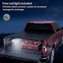 Load image into Gallery viewer, oEdRo Soft Tri-Fold Truck Bed Tonneau Cover Compatible with 2009-2023 Dodge Ram 1500 (Inclu. Classic &amp; New), Fleetside 5.6 Ft Bed w/o Ram Box
