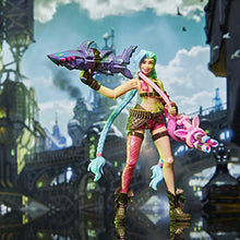 Load image into Gallery viewer, League of Legends, Dual Cities Pack w/ Exclusive Jinx, Heimerdinger, Vi, Caitlyn, and Ekko, 4-Inch Collectible Figures, Accessories, Ages 12 and Up
