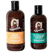 Load image into Gallery viewer, Dr. Squatch Citrus &amp; Cypress Men's Shampoo + Conditioner Hair Bundle - Keeps Hair Looking Full, Healthy, Hydrated
