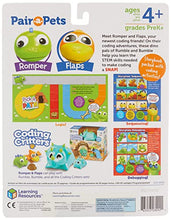 Load image into Gallery viewer, Learning Resources Coding Critters Pair-A-Pets Dinos Romper &amp; Flaps, Screen-Free Early Coding Toy For Kids, Interactive STEM Coding Pet, Kids Dinosaur Toy, 5 pieces, Ages 4+
