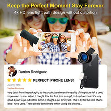 Load image into Gallery viewer, Phone Camera Lens, AOMAIS Pro Camera Lens Kit Compatible with iPhone/Samsung/Google Pixel etc, Macro and Wide Angle Lens with LED Light, Quick-Release Lanyard &amp; Travel Case
