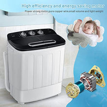 Load image into Gallery viewer, MamaHome DF-X3608-Black Mini Washing Machine, XPB36-1208-Black, Black
