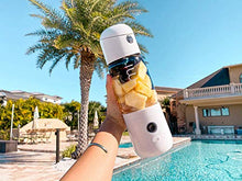 Load image into Gallery viewer, Teami MIXit Portable Blender 2.0 - USB Rechargeable, 18.6oz, GLASS - Use at the Office or Gym - 30 Seconds for Smoothies and Protein Shakes, Personal Blender with 6 Powerful Stainless Blades (Black)
