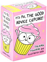 Load image into Gallery viewer, It's Me, The Good Advice Cupcake!: Talking Figurine and Illustrated Book (RP Minis)
