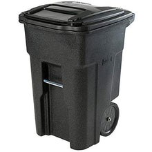 Load image into Gallery viewer, 190 Qt / 48 Gallon / 180 Liters Blackstone Rotational Molded Wheeled Rectangular Trash Can with Lid.Kitchen Waste Container Commercial Trash Can Recycle Bin
