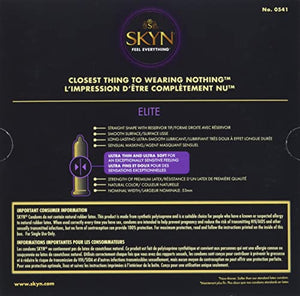 SKYN Elite – 36 Count – Ultra-Thin, Lubricated Latex-Free Condoms