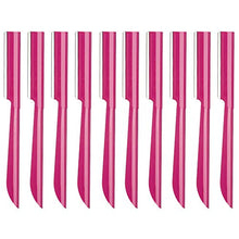 Load image into Gallery viewer, Miss Gorgeous London Eyebrow Razor, Eyebrow Razor Shaper for Men and Women, Grooming Shavers (red-10pcs)
