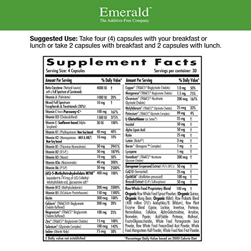 Load image into Gallery viewer, Emerald Labs Women's 45+ Clinical Multi - Multivitamin with CoQ10, B Vitamins, L-Glutathione to Support Healthy Heart, Strong Bones, Balanced Hormones - 120 Vegetable Capsules