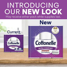 Load image into Gallery viewer, Cottonelle Ultra Comfort Toilet Paper with Cushiony CleaningRipples Texture, Strong Bath Tissue, 6 Family Mega Rolls (6 Family Mega Rolls = 27 regular rolls), 325 Sheets per Roll
