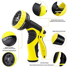 Load image into Gallery viewer, 50ft Garden Hose Expandable Water Hose, 3/4” Solid Brass Fittings &amp; 9 Function Spray Nozzle &amp; Extra Strength Fabric 3-Layers Latex Core, Lightweight Flexible Pocket Hoses for Lawn Plants Car Washing
