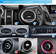 Load image into Gallery viewer, Magnetic Phone Holder for Car, WixGear [2 Pack] Universal Air Vent Magnetic Phone Holder for Car, Phone Holder for Car for Cell Phones and Mini Tablets with 4 Metal Plates
