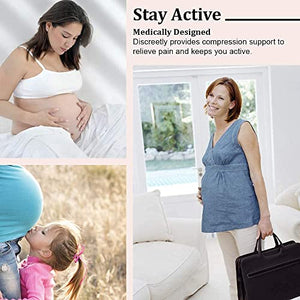 It's You Babe V2 Vulvar Varicosity, Pelvic Floor & Organ Prolapse Support | Reduce Swelling Pre & Postpartum | Maternity Compression Therapy & Hernia Belt | Pregnancy Must Haves, Small