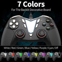 Load image into Gallery viewer, PC Steam Game Controller, IFYOO ONE Pro Wired USB Gaming Gamepad Joystick Compatible with Computer/Laptop(Windows 10/8/7/XP), Android(Phone/Tablet/TV/Box), PS3 - [Black&amp;Silver]
