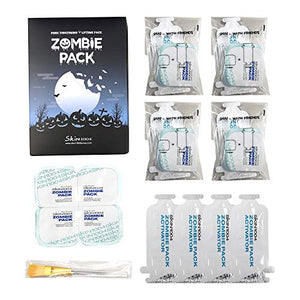 SKIN1004 Zombie Pack - Wash off Face Mask for Aging Skin, Fine Lines Wrinkles, Enlarged Pores, Dryness, Lifting and Hydrating (1 Box (Halloween Edition))