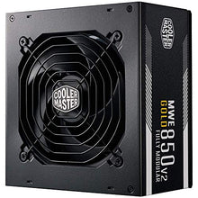 Load image into Gallery viewer, Cooler Master MWE Gold 850 V2 Full Modular, 850W, 80+ Gold Efficiency, 2 EPS Connectors, 120mm HDB Fan, Semi-fanless Operation, 5 Year Warranty
