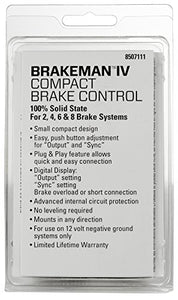 REESE Towpower 8507111 Brakeman IV Digital Brake Control, Small Compact Design