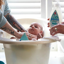 Load image into Gallery viewer, Johnson&#39;s CottonTouch Newborn Baby Wash &amp; Shampoo with No More Tears, Hypoallergenic and Paraben-Free Moisturization for Sensitive Skin, Made with Real Cotton, Twin-Pack, 2 x 27.1 fl. oz
