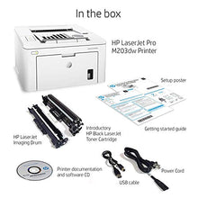 Load image into Gallery viewer, HP LaserJet Pro M203dw Wireless Laser Printer, Works with Alexa (G3Q47A). Replaces HP M201dw Laser Printer
